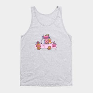 Pink vintage car Tank Top